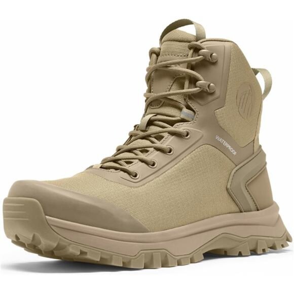 Men\'s Tactical Boots Lightweight Military Combat Boot Side Zipper, 8 Inches main image 4